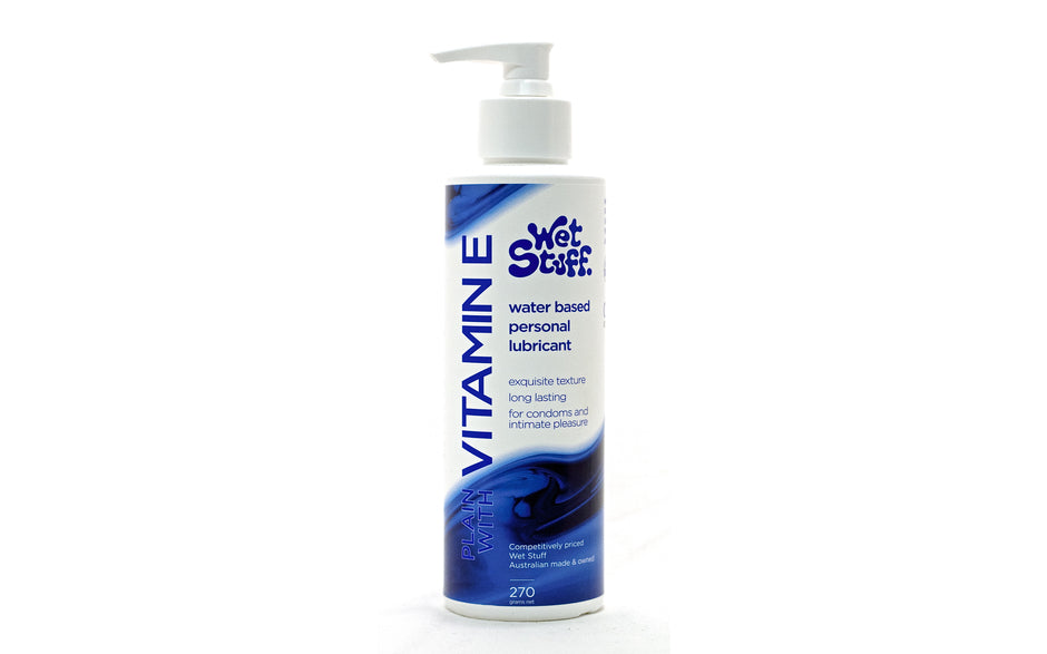 Wet Stuff Plain with Vitamin E Pump 270g - official LonBrook product image