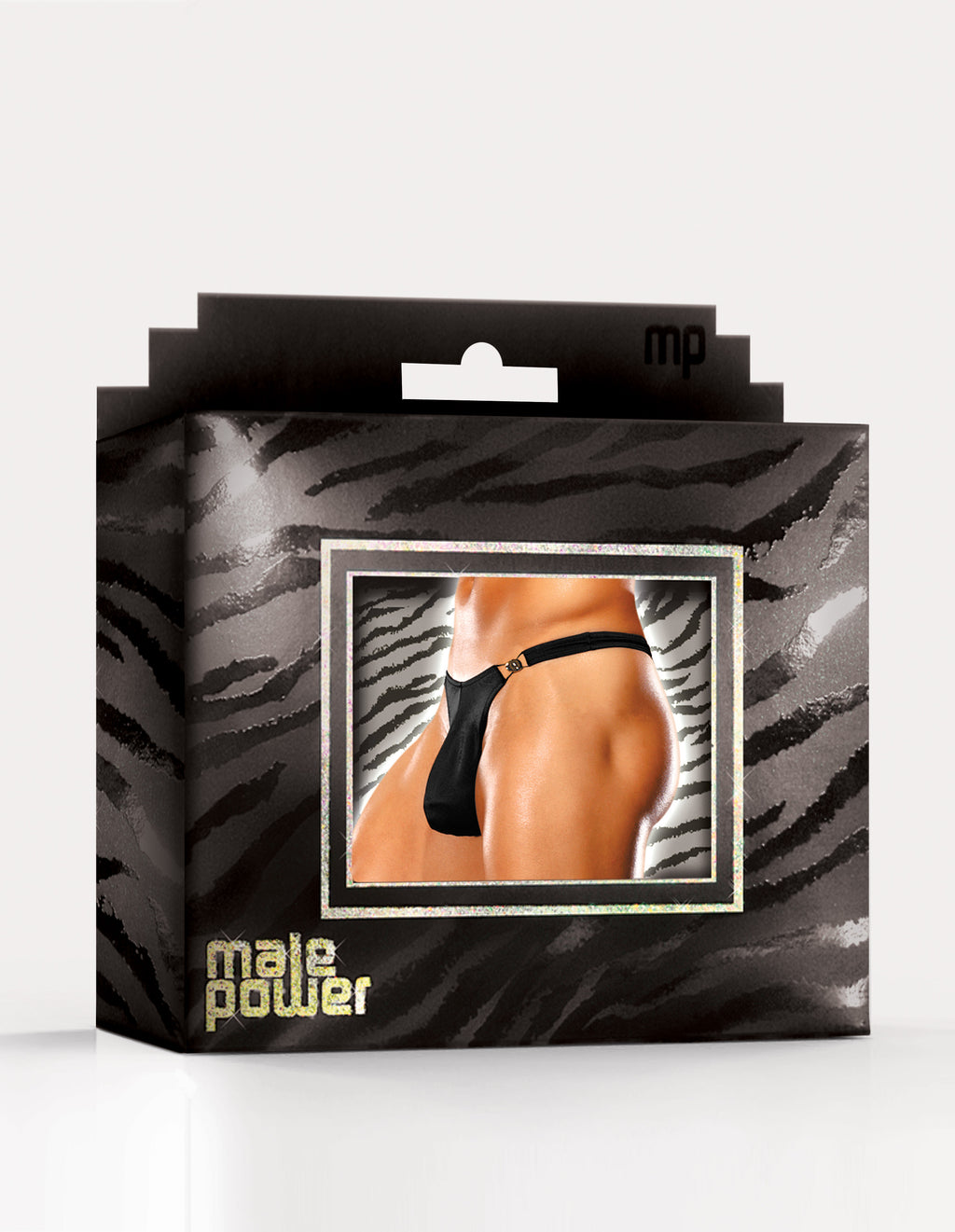 Male Power Spandex Quick Release Bong Clip Thong