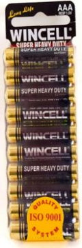 Wincell Super Heavy Duty AAA Shrink 10Pk Battery - official product image