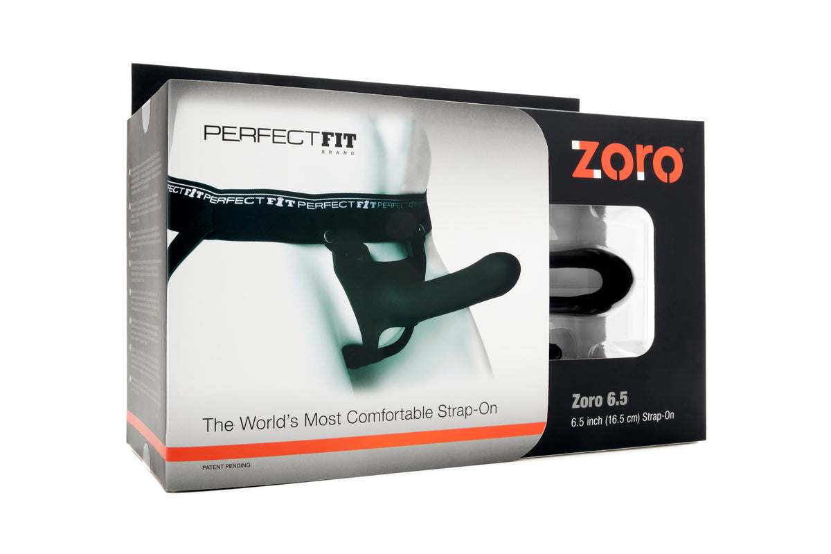 Zoro Strap-On 6.5in Black