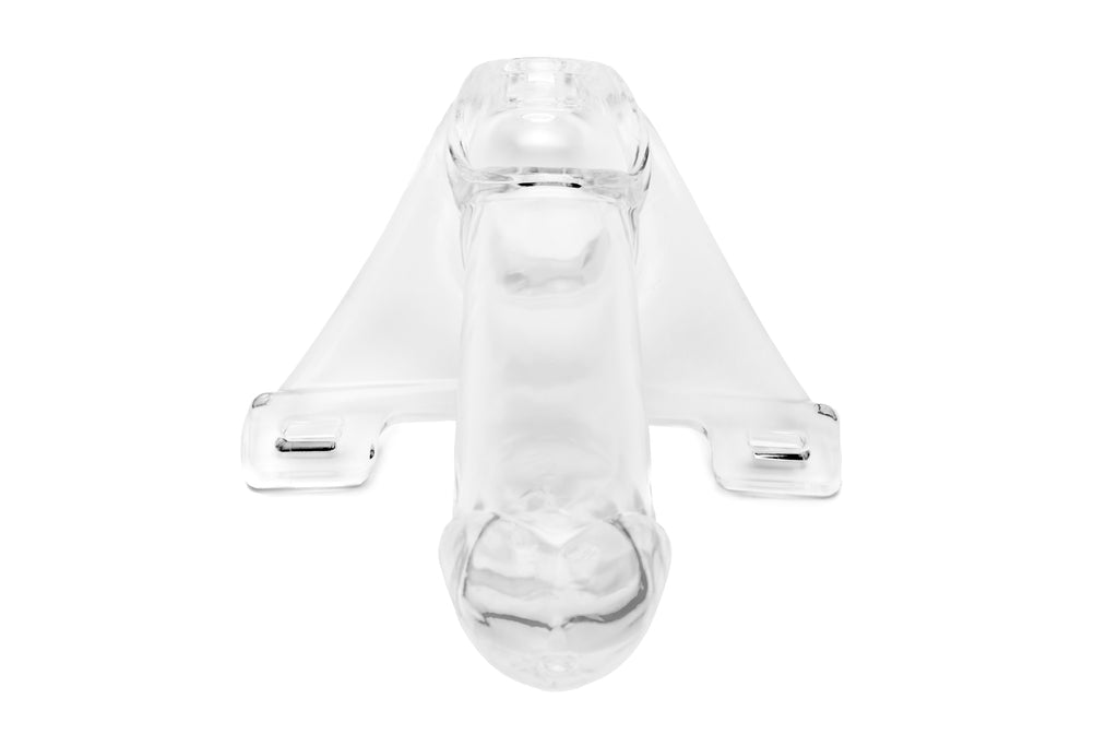 Zoro Knight 6in Hollow Shaft Clear Strap On