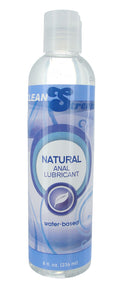 Natural Water Based Anal Lube 8oz/236ml