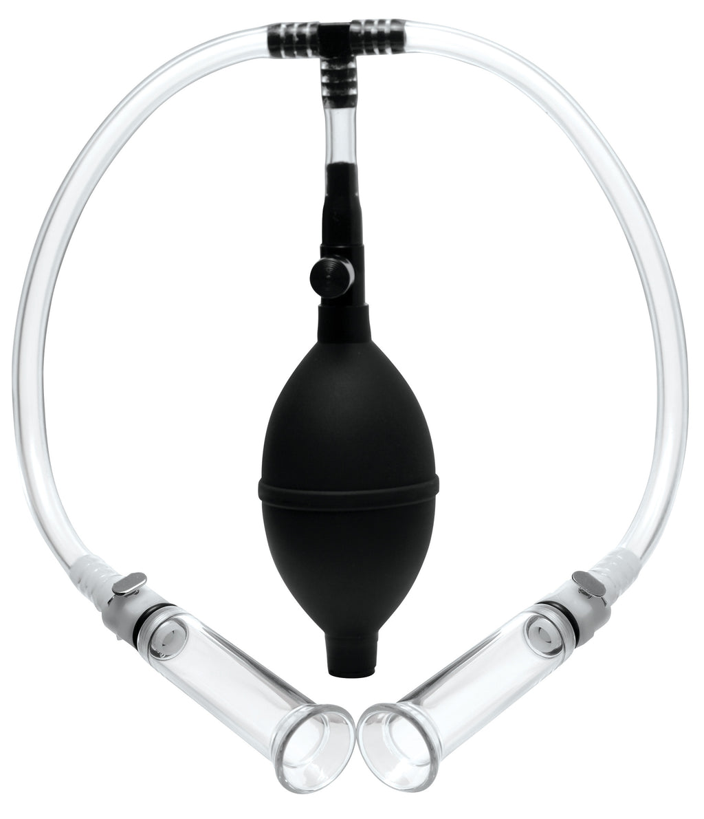 Nipple Pumping System with Dual Cylinders