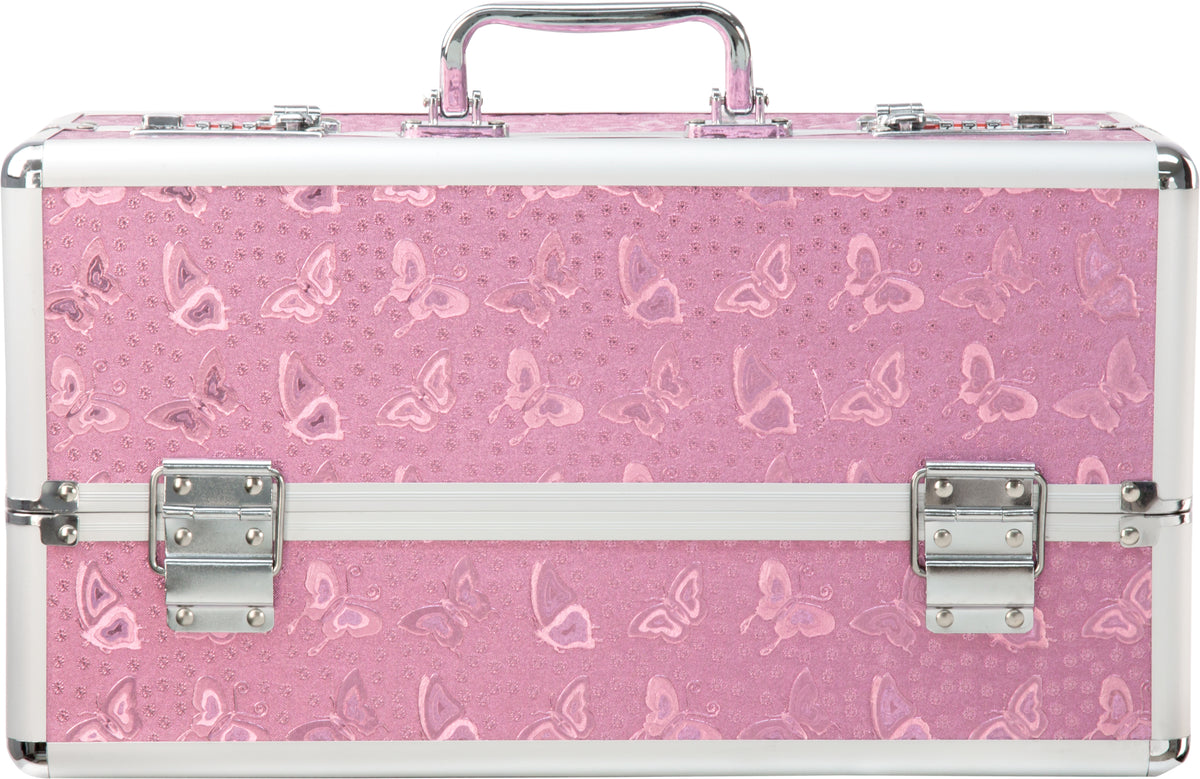 Lockable Large Vibrator Case Pink