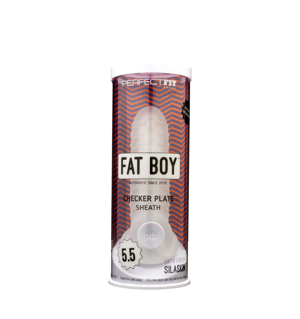 Fat Boy Checker Plate Sheath 5.5in - official LonBrook supplementary product image resized to Shopify limit