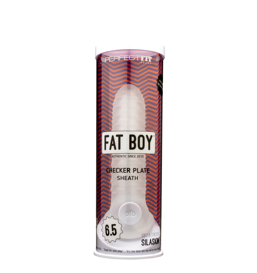 Fat Boy Checker Plate Sheath 6.5in - official LonBrook supplementary product image resized to Shopify limit