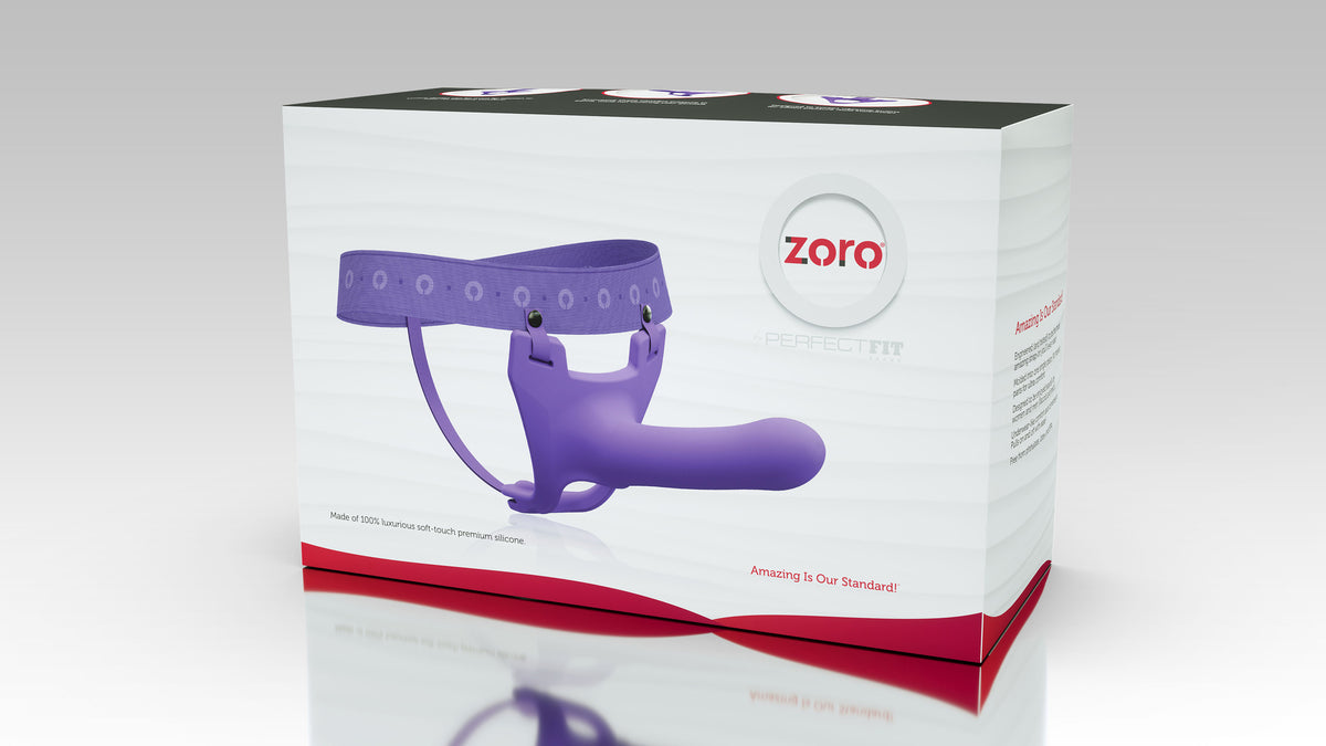 Zoro Strap-On 5.5in Purple