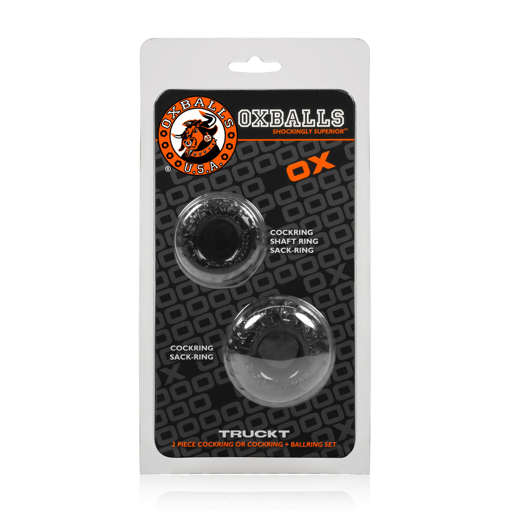 Truckt 2 Pc Cockring Set Black