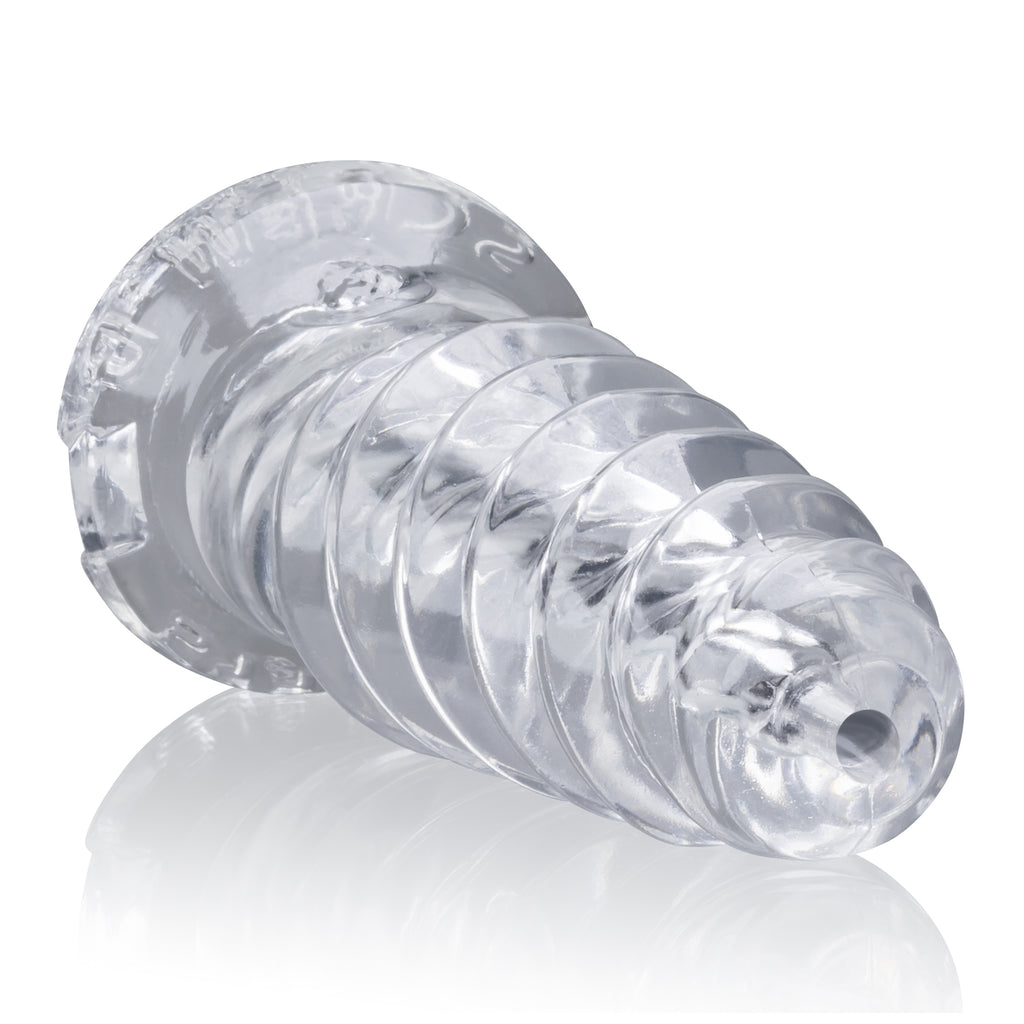 ScrewD Super Squish Corkscrew Jackoff Toy Clear