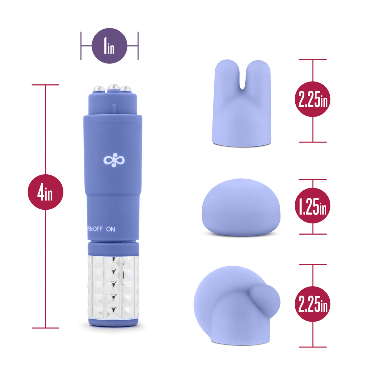 Rose Revitalize Massage Kit Periwinkle