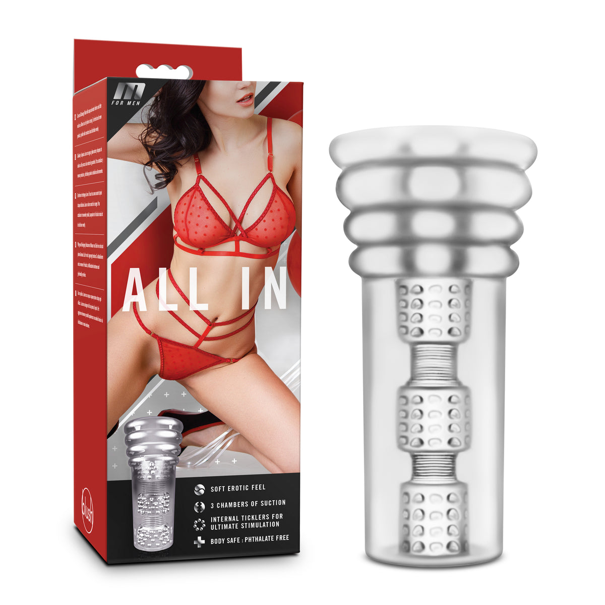 M for Men All In Clear - official LonBrook product image