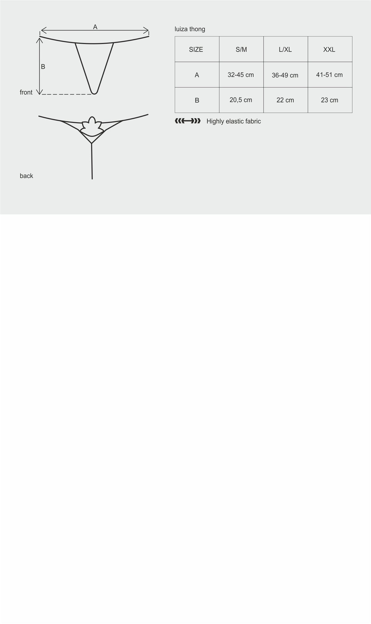 Luiza Thong White