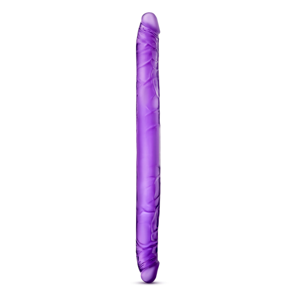 B Yours Double Dildo Purple 16in